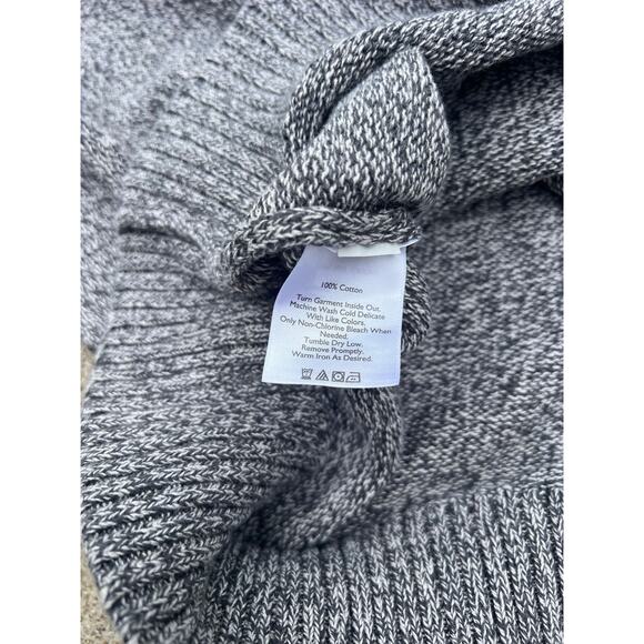 Eddie Bauer Sweater Men Size XL Gray Cotton Trim Detail Crewneck Long Sleeve - Picture 4 of 5